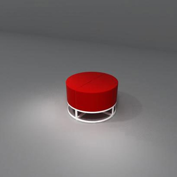 обитый табурет для отдыха с ящиком для хранения